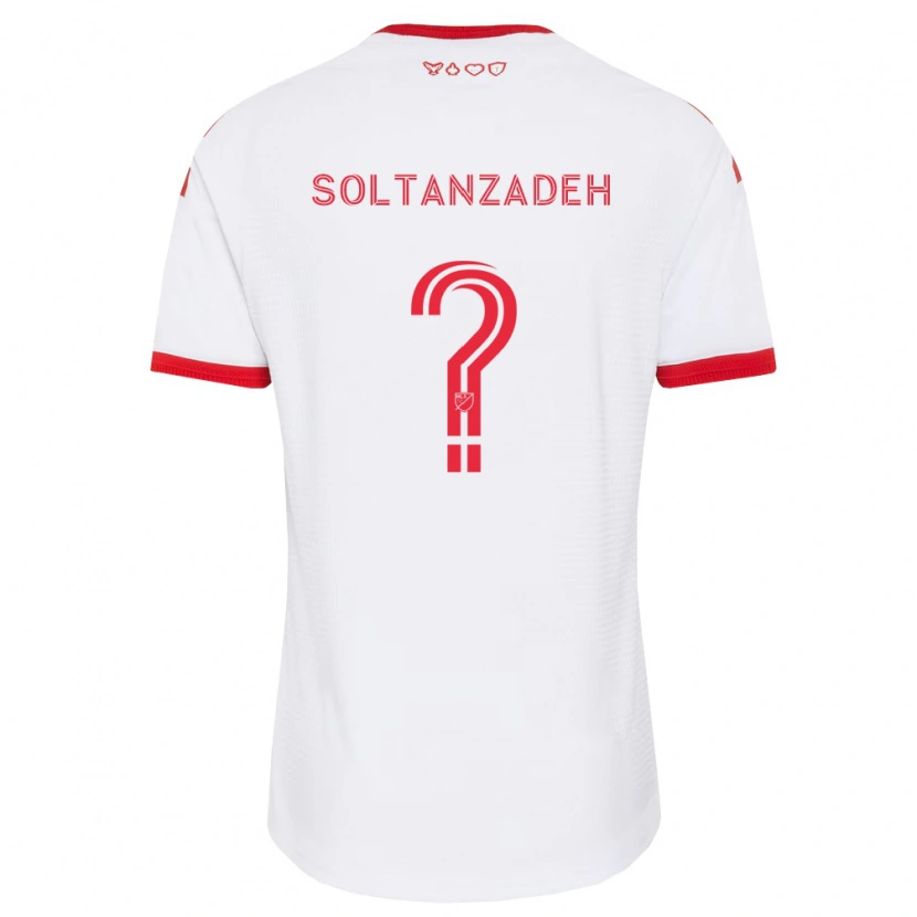 Danxen Mulher Camisola Shayan Soltanzadeh #0 Branco Vermelho Preto Alternativa 2026/27 Camisa