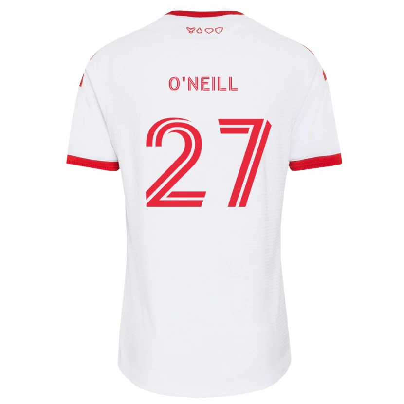 Danxen Mulher Camisola Shane O'neill #27 Branco Vermelho Preto Alternativa 2026/27 Camisa