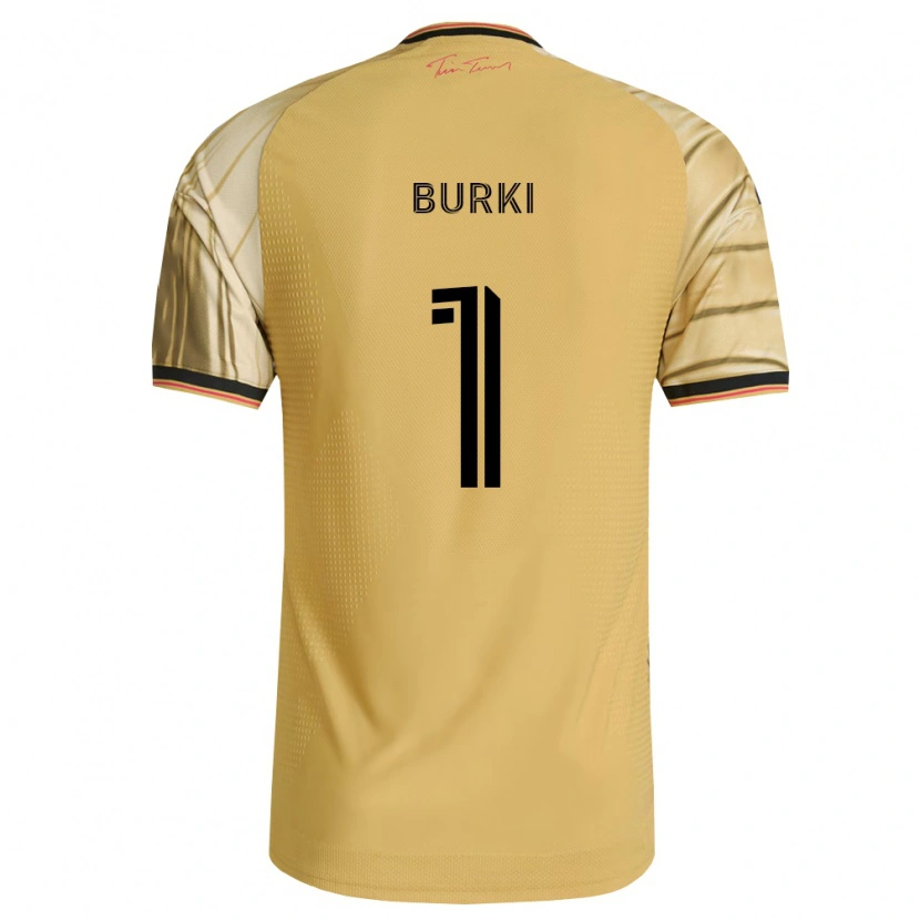 Danxen Mulher Camisola Roman Bürki #1 Marrom Amarelo Preto Alternativa 2026/27 Camisa