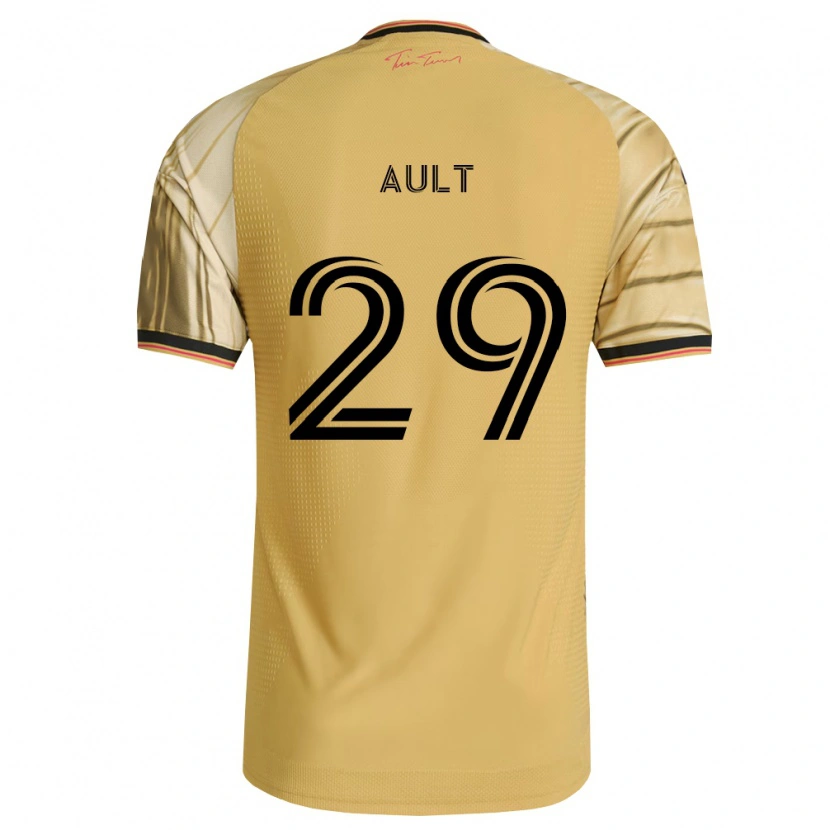 Danxen Mulher Camisola Palmer Ault #29 Marrom Amarelo Preto Alternativa 2026/27 Camisa