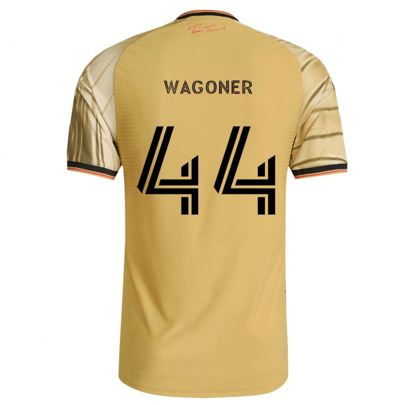 Danxen Mulher Camisola Jack Wagoner #44 Marrom Amarelo Preto Alternativa 2026/27 Camisa