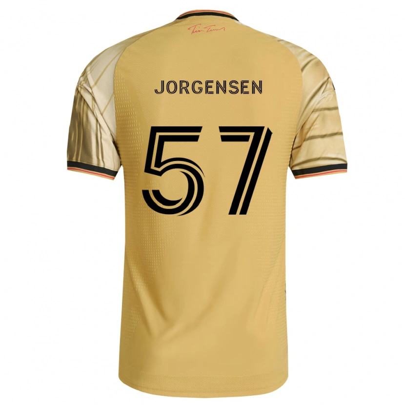 Danxen Mulher Camisola Owen Jorgensen #57 Marrom Amarelo Preto Alternativa 2026/27 Camisa