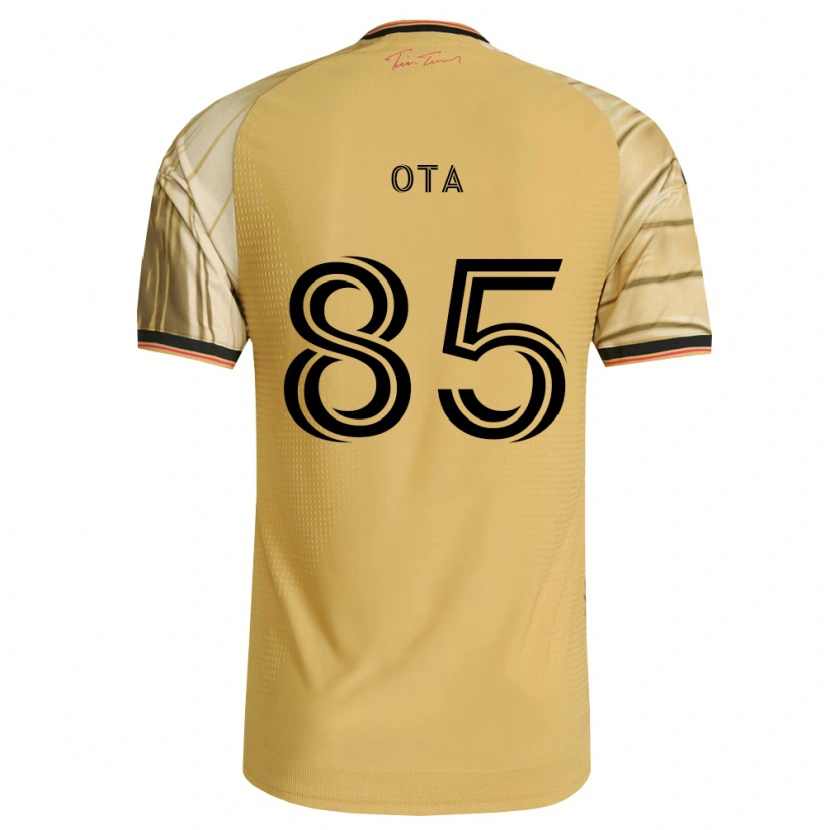 Danxen Mulher Camisola Yuichiro Ota #85 Marrom Amarelo Preto Alternativa 2026/27 Camisa