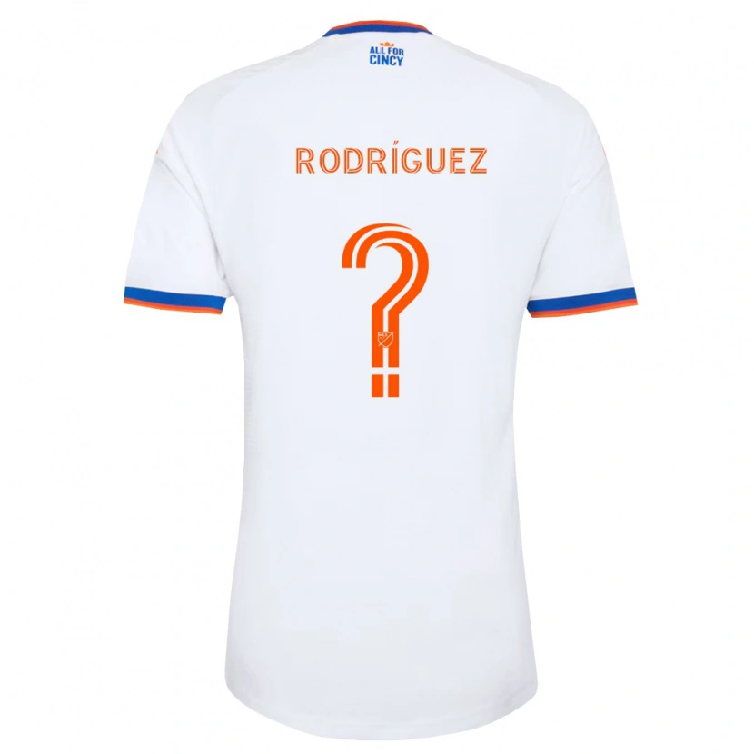 Danxen Mulher Camisola David Rodríguez #0 Branco Azul Marinho Laranja Alternativa 2026/27 Camisa