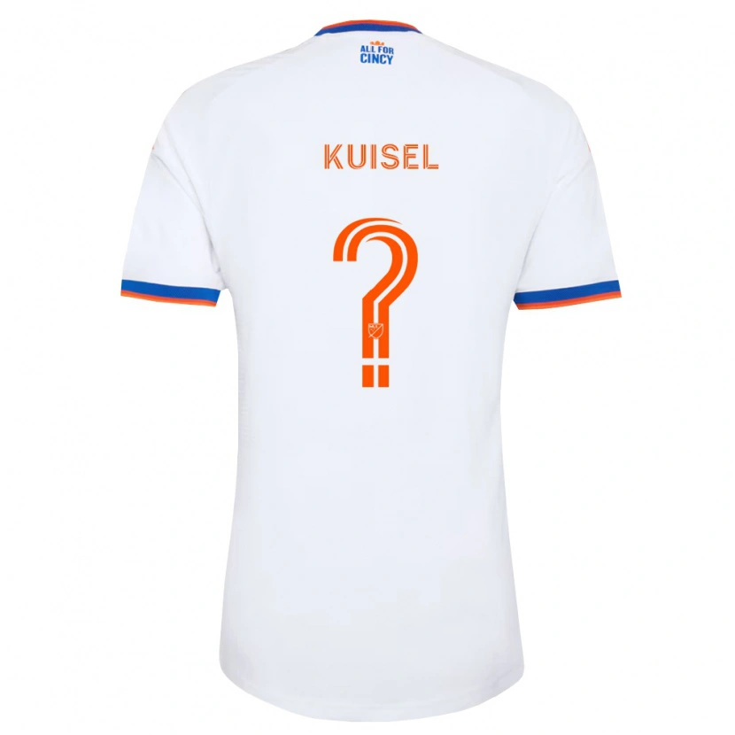 Danxen Mulher Camisola William Kuisel #0 Branco Azul Marinho Laranja Alternativa 2026/27 Camisa