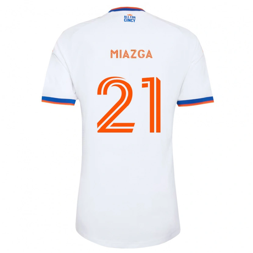 Danxen Mulher Camisola Matt Miazga #21 Branco Azul Marinho Laranja Alternativa 2026/27 Camisa