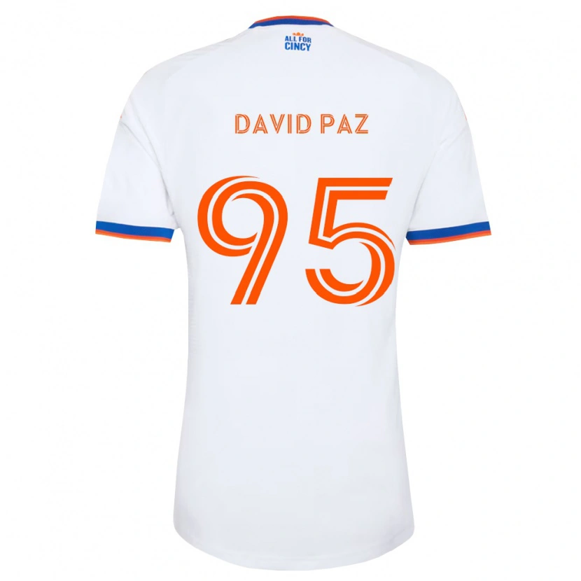 Danxen Mulher Camisola David Paz #95 Branco Azul Marinho Laranja Alternativa 2026/27 Camisa
