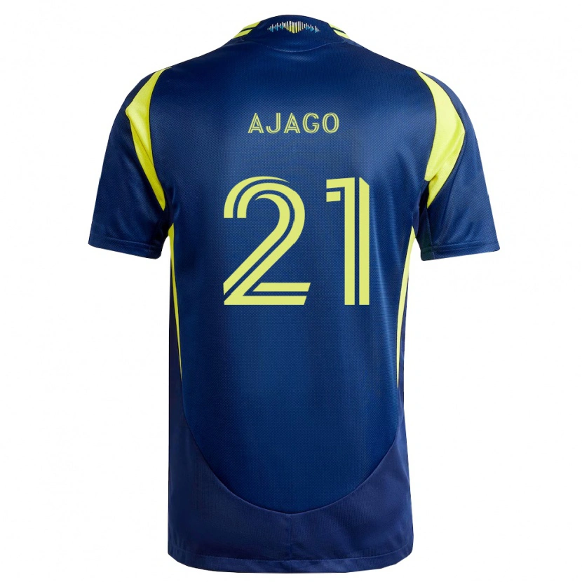 Danxen Mulher Camisola Forster Ajago #21 Amarelo Azul Marinho Alternativa 2026/27 Camisa