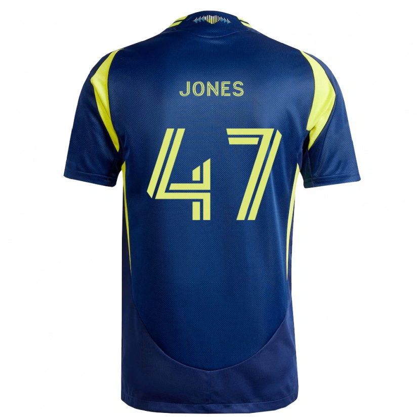 Danxen Mulher Camisola Isaiah Jones #47 Amarelo Azul Marinho Alternativa 2026/27 Camisa