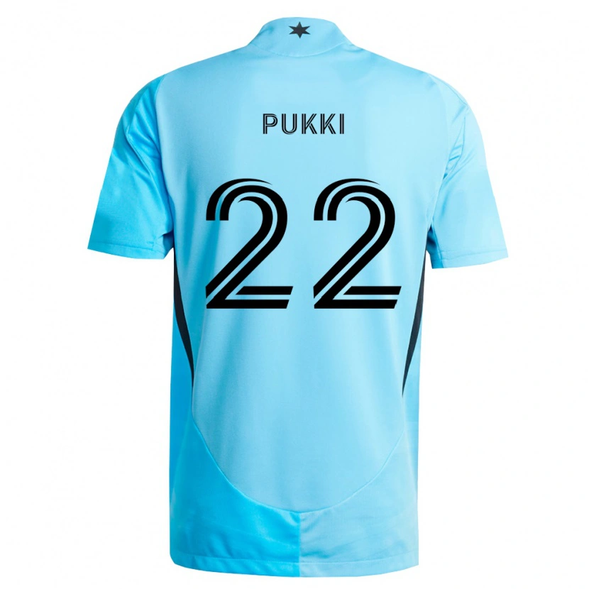 Danxen Mulher Camisola Teemu Pukki #22 Azul Claro Preto Alternativa 2026/27 Camisa