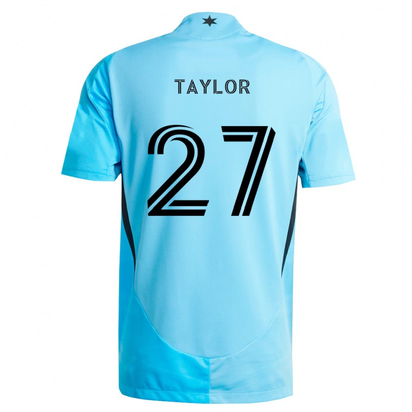 Danxen Mulher Camisola D.j. Taylor #27 Azul Claro Preto Alternativa 2026/27 Camisa