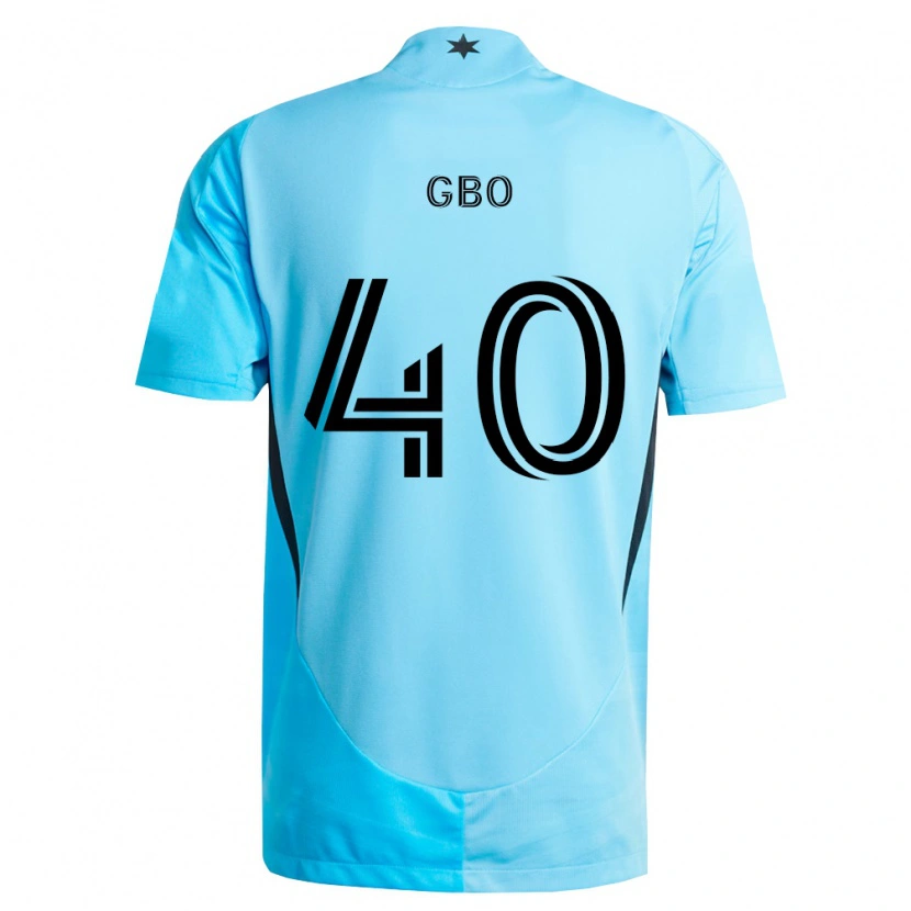 Danxen Mulher Camisola Cedrik Gbo #40 Azul Claro Preto Alternativa 2026/27 Camisa