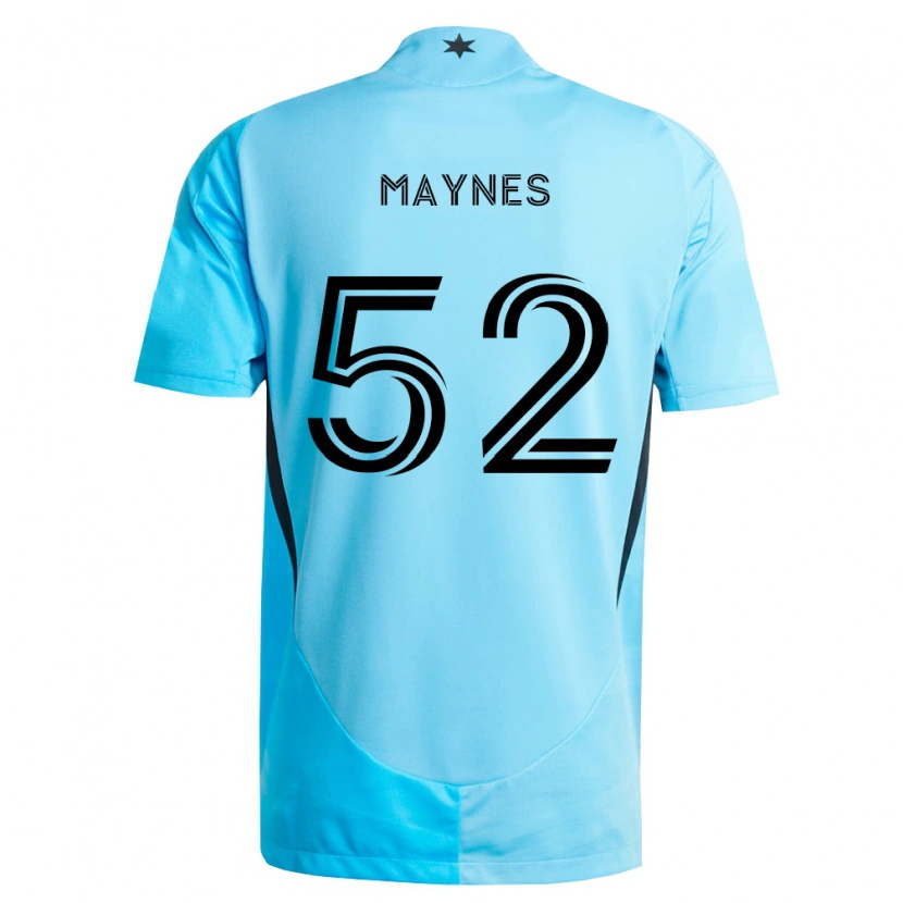 Danxen Mulher Camisola Sullivan Maynes #52 Azul Claro Preto Alternativa 2026/27 Camisa