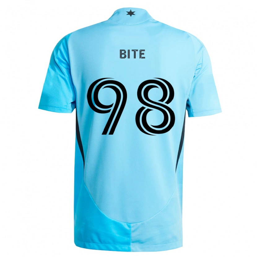 Danxen Mulher Camisola Kristers Bite #98 Azul Claro Preto Alternativa 2026/27 Camisa