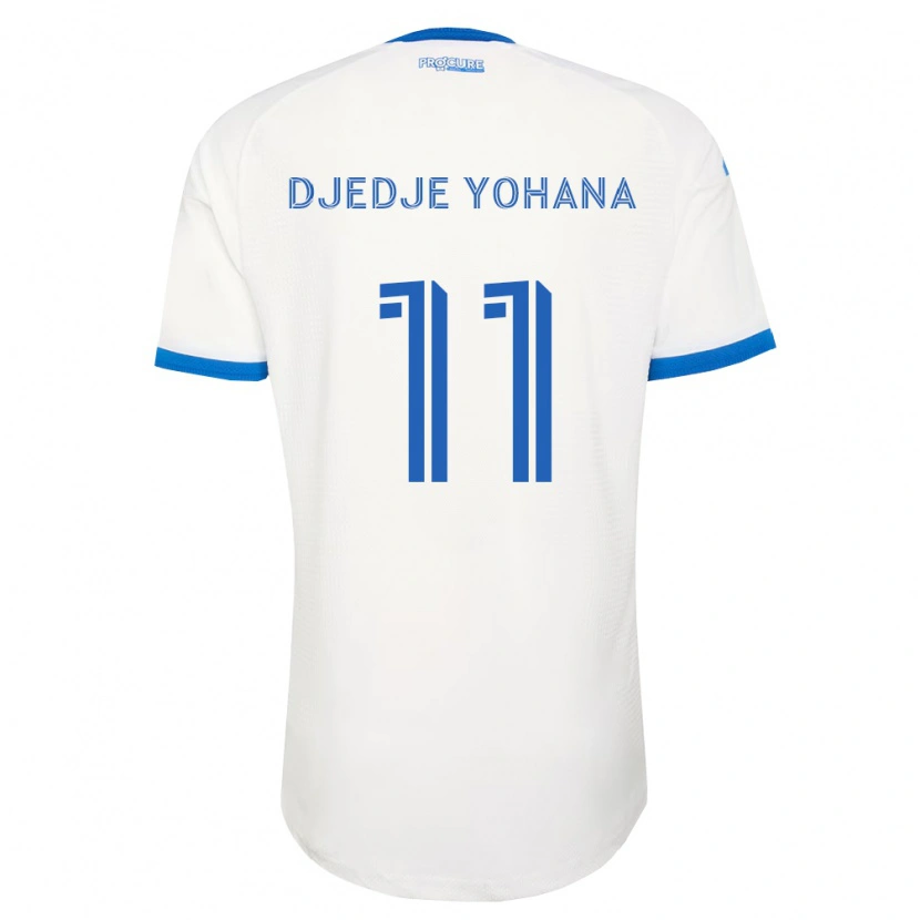 Danxen Mulher Camisola Kabie Djedje Yohana #11 Azul Celeste Branco Alternativa 2026/27 Camisa