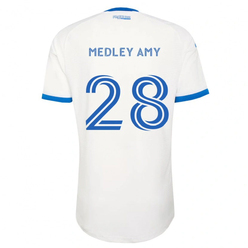 Danxen Mulher Camisola Medley Amy #28 Azul Celeste Branco Alternativa 2026/27 Camisa