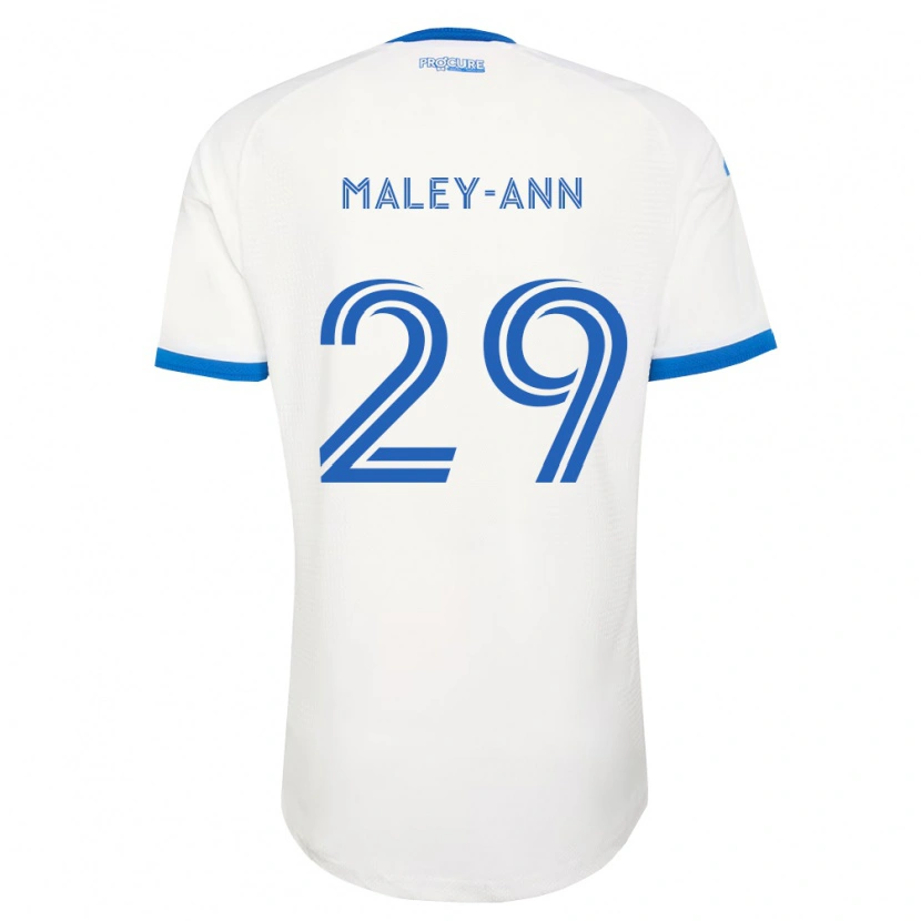 Danxen Mulher Camisola Caron Maley-Ann #29 Azul Celeste Branco Alternativa 2026/27 Camisa