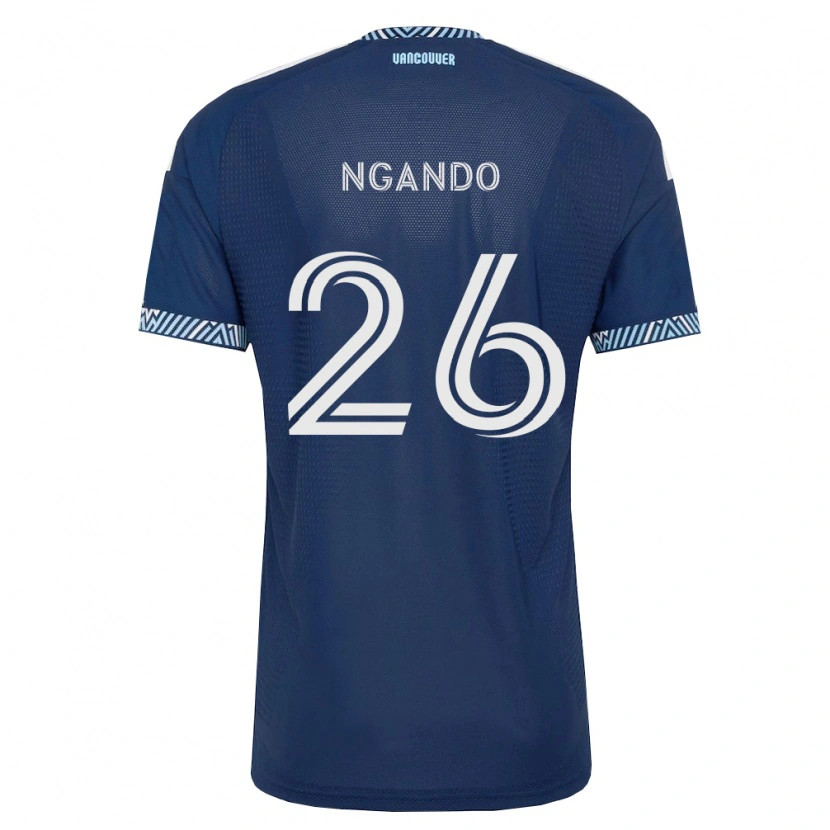 Danxen Mulher Camisola J.c. Ngando #26 Azul Profundo Branco Alternativa 2026/27 Camisa