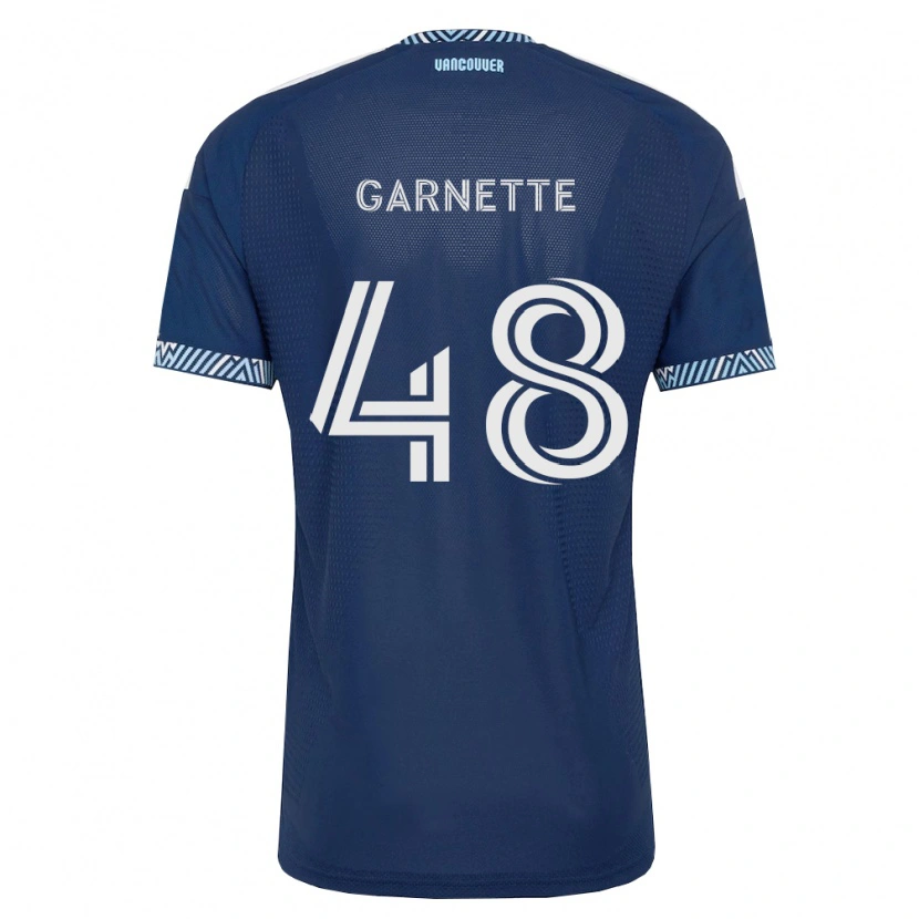 Danxen Mulher Camisola Micaah Garnette #48 Azul Profundo Branco Alternativa 2026/27 Camisa