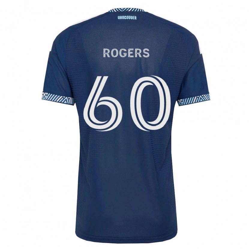 Danxen Mulher Camisola Sam Rogers #60 Azul Profundo Branco Alternativa 2026/27 Camisa