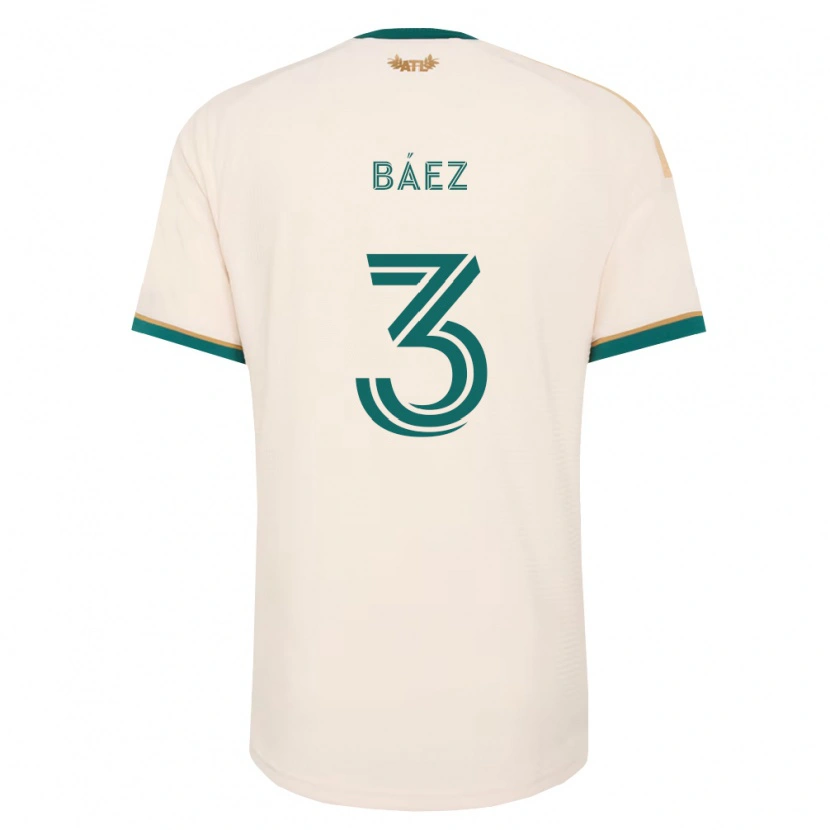 Danxen Mulher Camisola Elías Báez #3 Verde Champanhe Alternativa 2026/27 Camisa