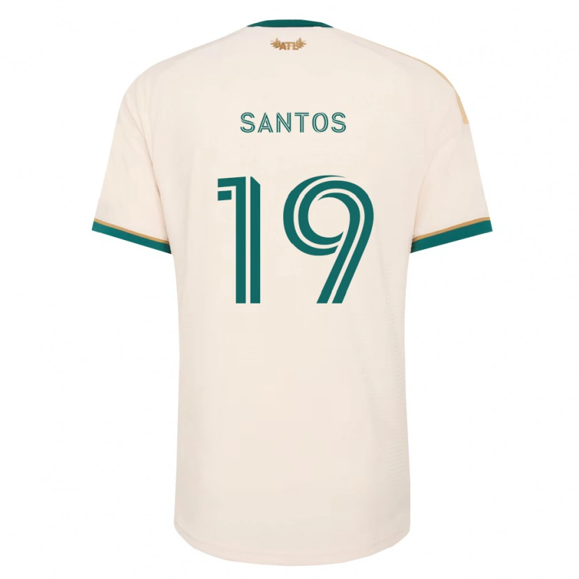 Danxen Mulher Camisola Sergio Santos #19 Verde Champanhe Alternativa 2026/27 Camisa