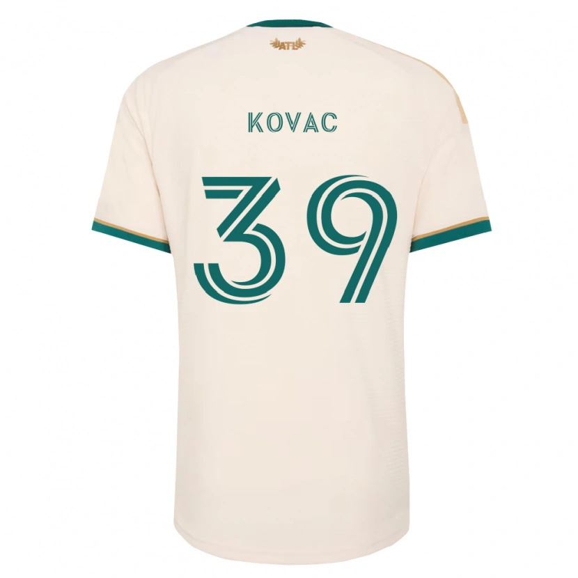 Danxen Mulher Camisola Arif Kovac #39 Verde Champanhe Alternativa 2026/27 Camisa