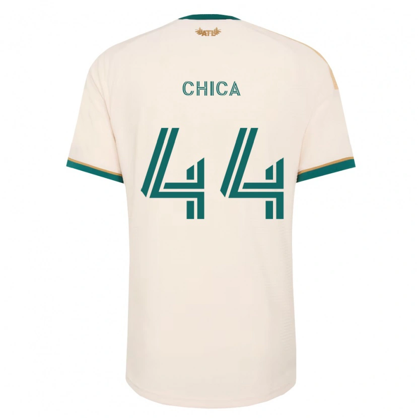 Danxen Mulher Camisola Daniel Chica #44 Verde Champanhe Alternativa 2026/27 Camisa