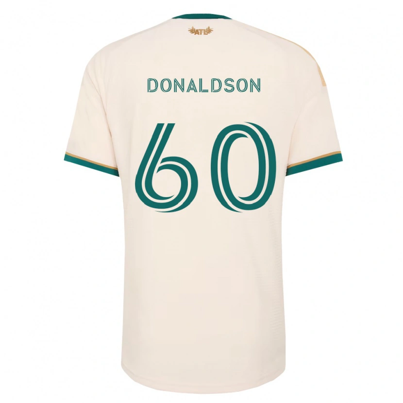 Danxen Mulher Camisola James Donaldson #60 Verde Champanhe Alternativa 2026/27 Camisa