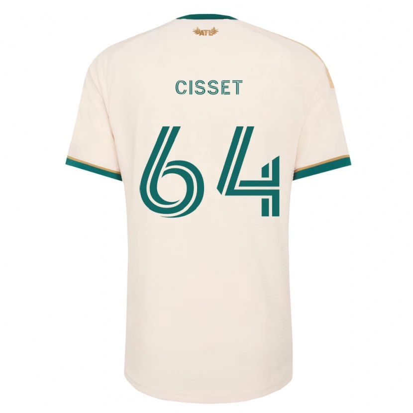 Danxen Mulher Camisola Mohamed Cisset #64 Verde Champanhe Alternativa 2026/27 Camisa