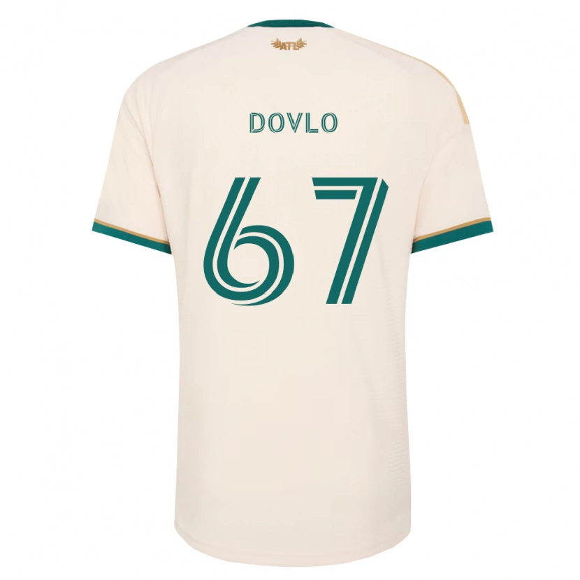 Danxen Mulher Camisola Enzo Dovlo #67 Verde Champanhe Alternativa 2026/27 Camisa
