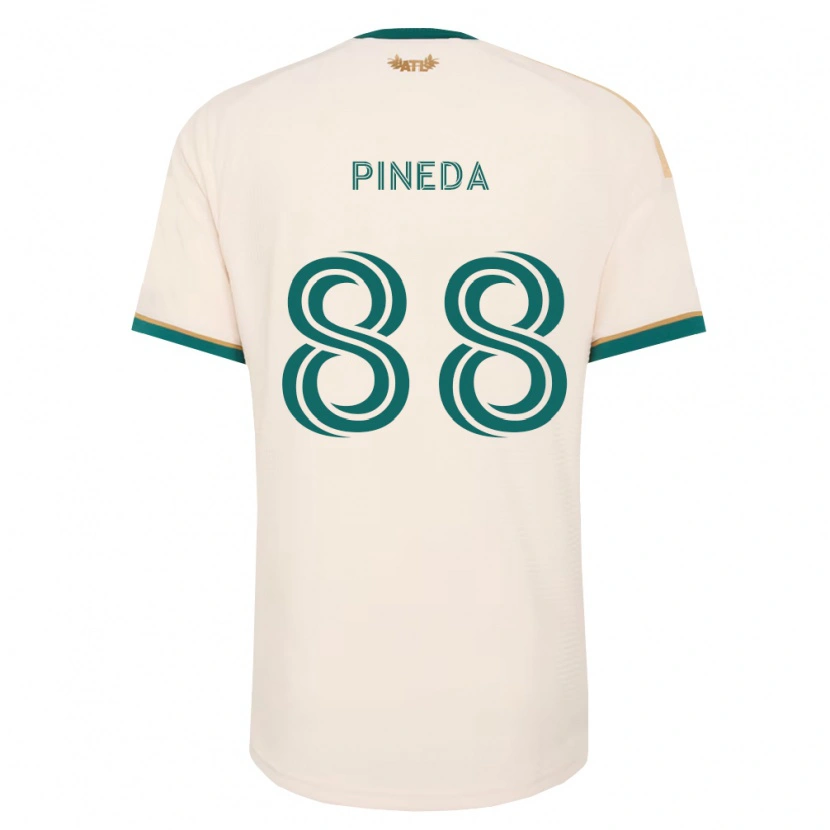 Danxen Mulher Camisola Miguel Pineda #88 Verde Champanhe Alternativa 2026/27 Camisa