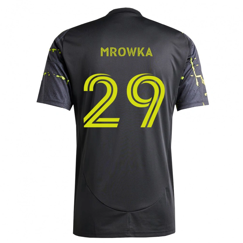 Danxen Mulher Camisola Cole Mrowka #29 Amarelo Fluorescente Preto Alternativa 2026/27 Camisa