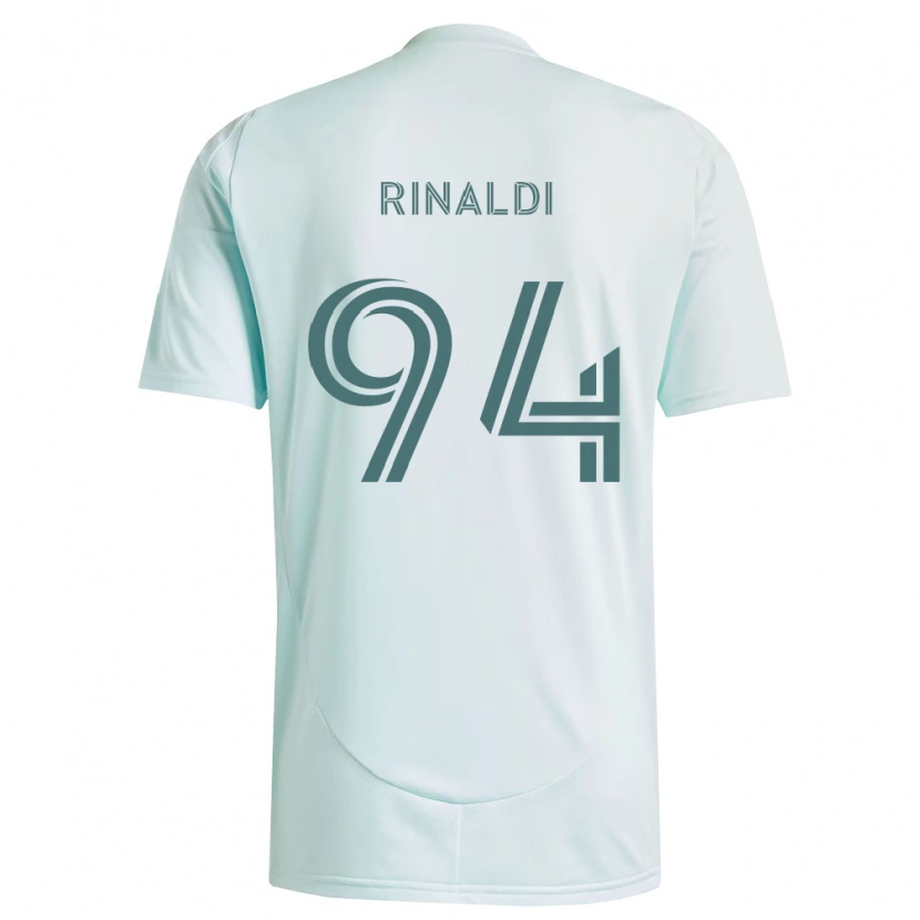Danxen Mulher Camisola Vincent Rinaldi #94 Branco Verde Claro Alternativa 2026/27 Camisa