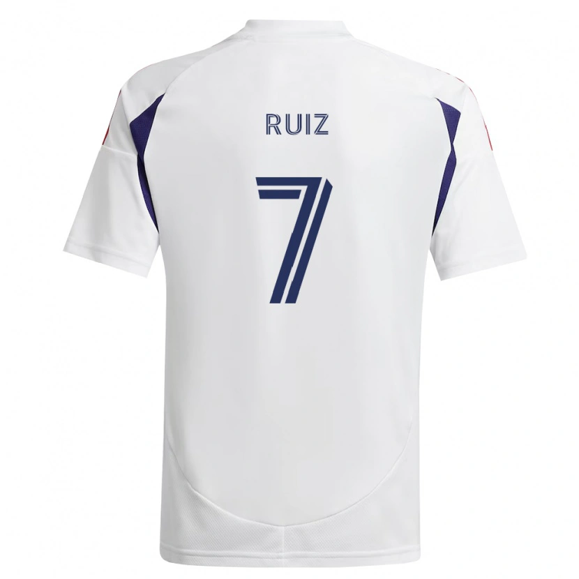 Danxen Mulher Camisola Pablo Ruiz #7 Azul Real Vermelho Marrom Alternativa 2026/27 Camisa