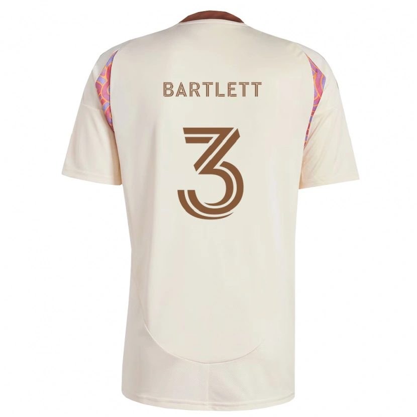 Danxen Mulher Camisola Lucas Bartlett #3 Rosa Off-White Alternativa 2026/27 Camisa