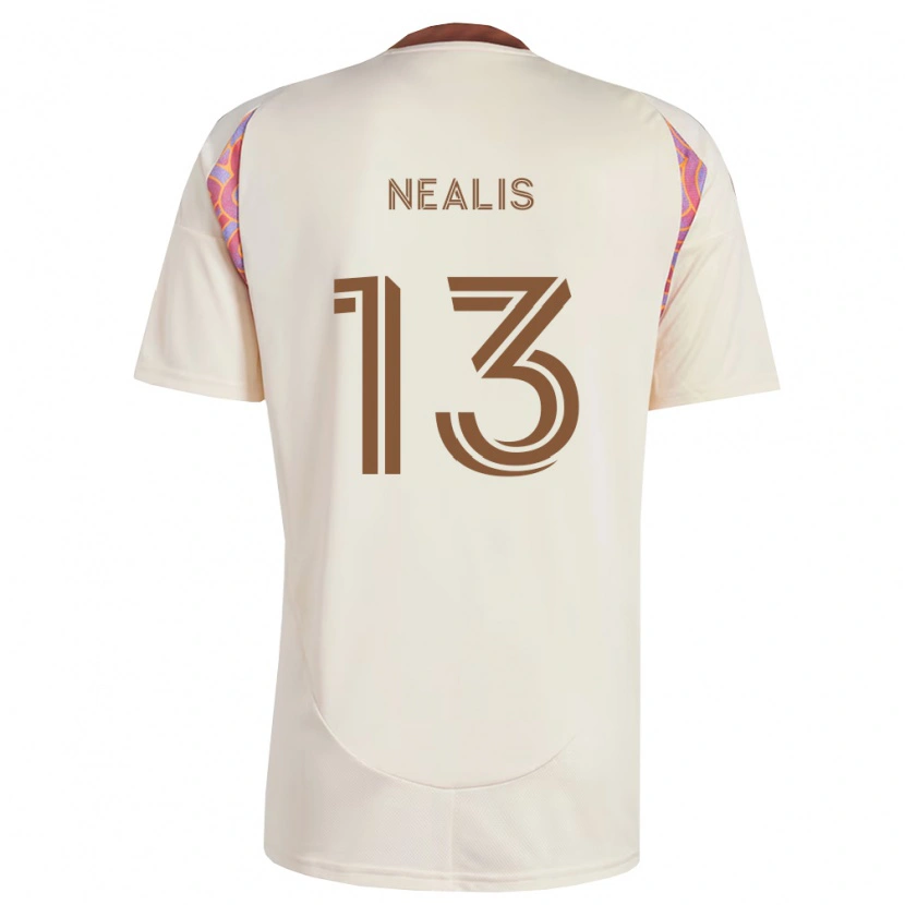 Danxen Mulher Camisola Sean Nealis #13 Rosa Off-White Alternativa 2026/27 Camisa