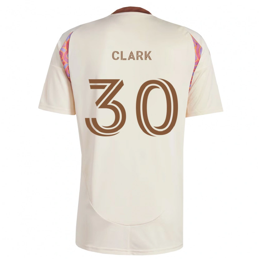 Danxen Mulher Camisola Caden Clark #30 Rosa Off-White Alternativa 2026/27 Camisa