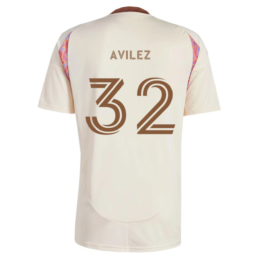 Danxen Mulher Camisola Oscar Avilez #32 Rosa Off-White Alternativa 2026/27 Camisa