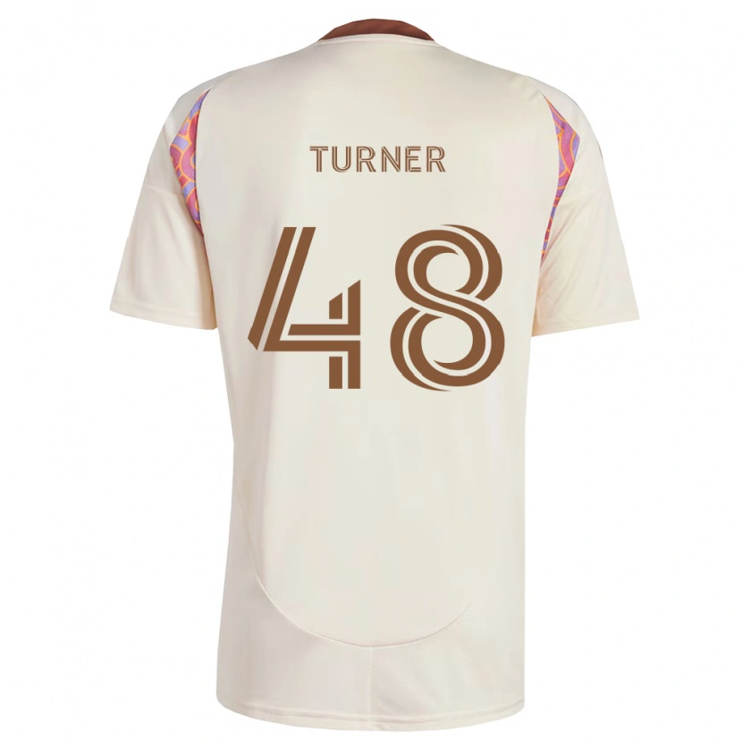 Danxen Mulher Camisola Gavin Turner #48 Rosa Off-White Alternativa 2026/27 Camisa