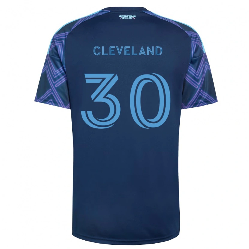 Danxen Mulher Camisola Stefan Cleveland #30 Azul Real Roxo Alternativa 2026/27 Camisa