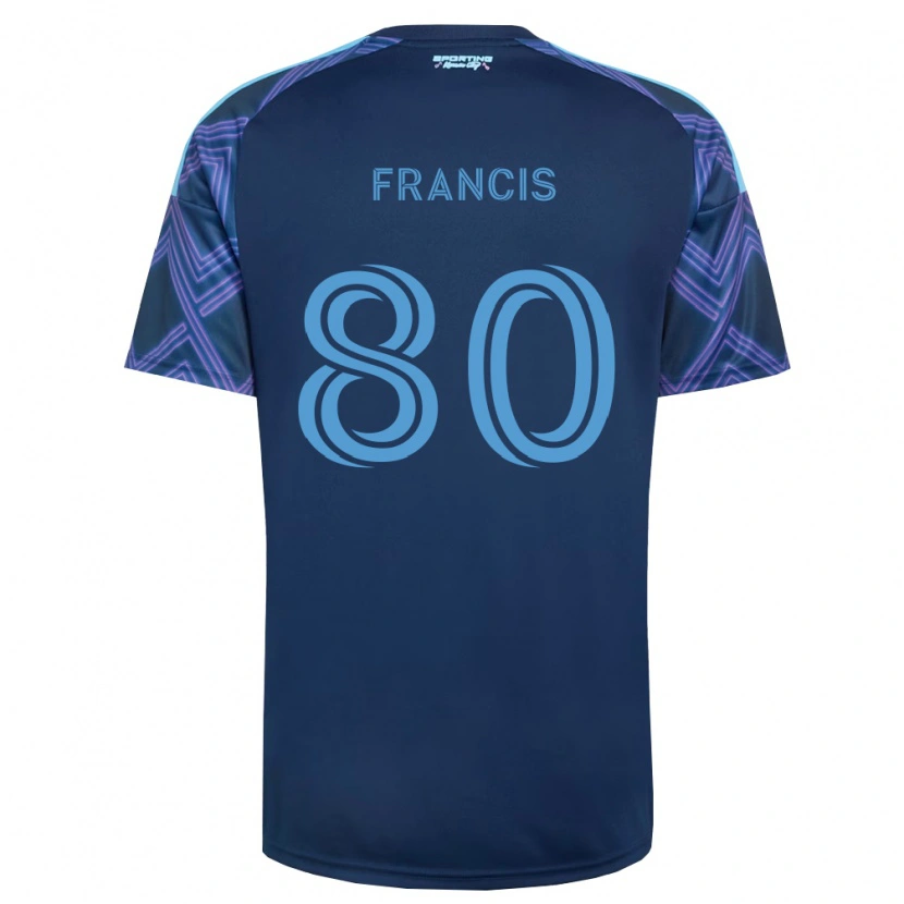 Danxen Mulher Camisola Makhi Francis #80 Azul Real Roxo Alternativa 2026/27 Camisa