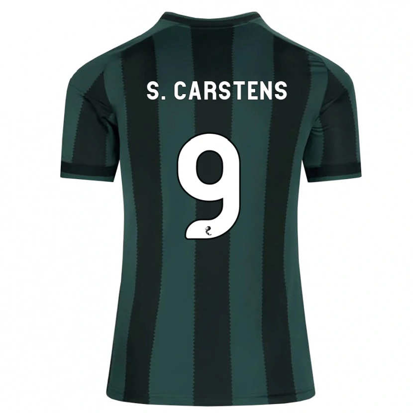 Danxen Mulher Camisola Signe Carstens #9 Cinza Ardósia Escuro Preto Alternativa 2026/27 Camisa
