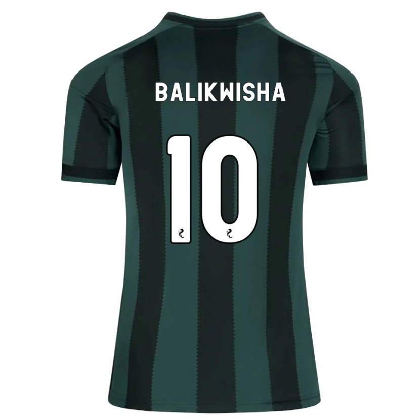 Danxen Mulher Camisola Michel-Ange Balikwisha #10 Cinza Ardósia Escuro Preto Alternativa 2026/27 Camisa