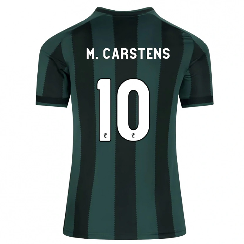 Danxen Mulher Camisola Mathilde Carstens #10 Cinza Ardósia Escuro Preto Alternativa 2026/27 Camisa