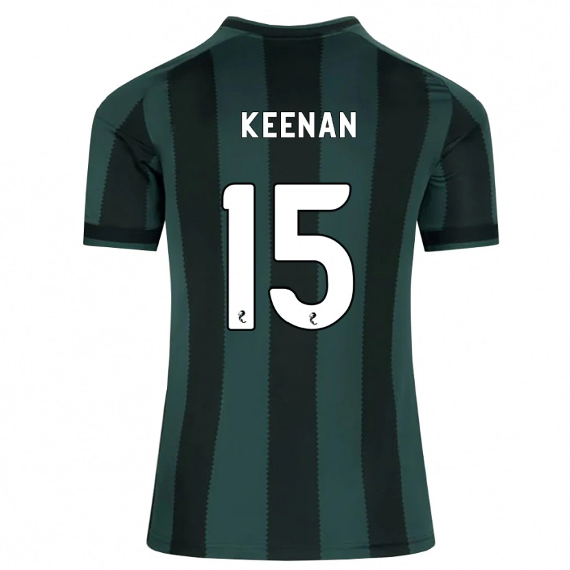 Danxen Mulher Camisola Calvin Keenan #15 Cinza Ardósia Escuro Preto Alternativa 2026/27 Camisa