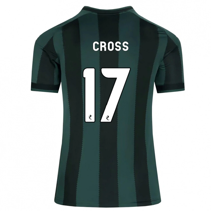 Danxen Mulher Camisola Morgan Cross #17 Cinza Ardósia Escuro Preto Alternativa 2026/27 Camisa