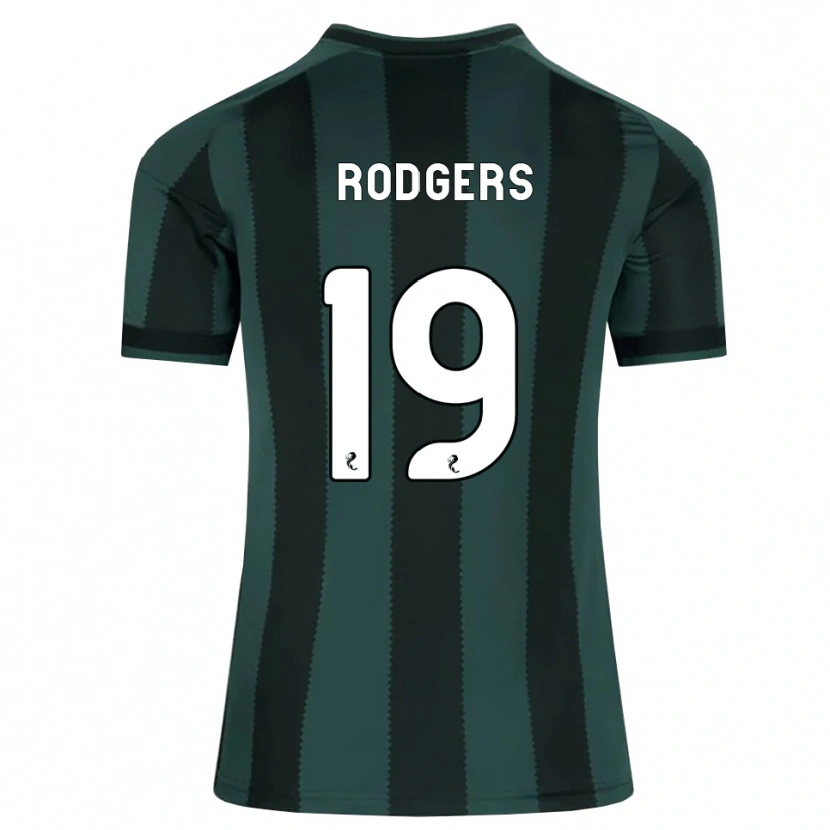 Danxen Mulher Camisola Lisa Rodgers #19 Cinza Ardósia Escuro Preto Alternativa 2026/27 Camisa