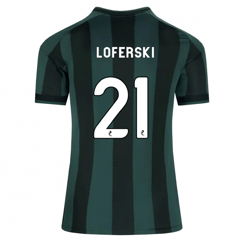 Danxen Mulher Camisola Kit Loferski #21 Cinza Ardósia Escuro Preto Alternativa 2026/27 Camisa