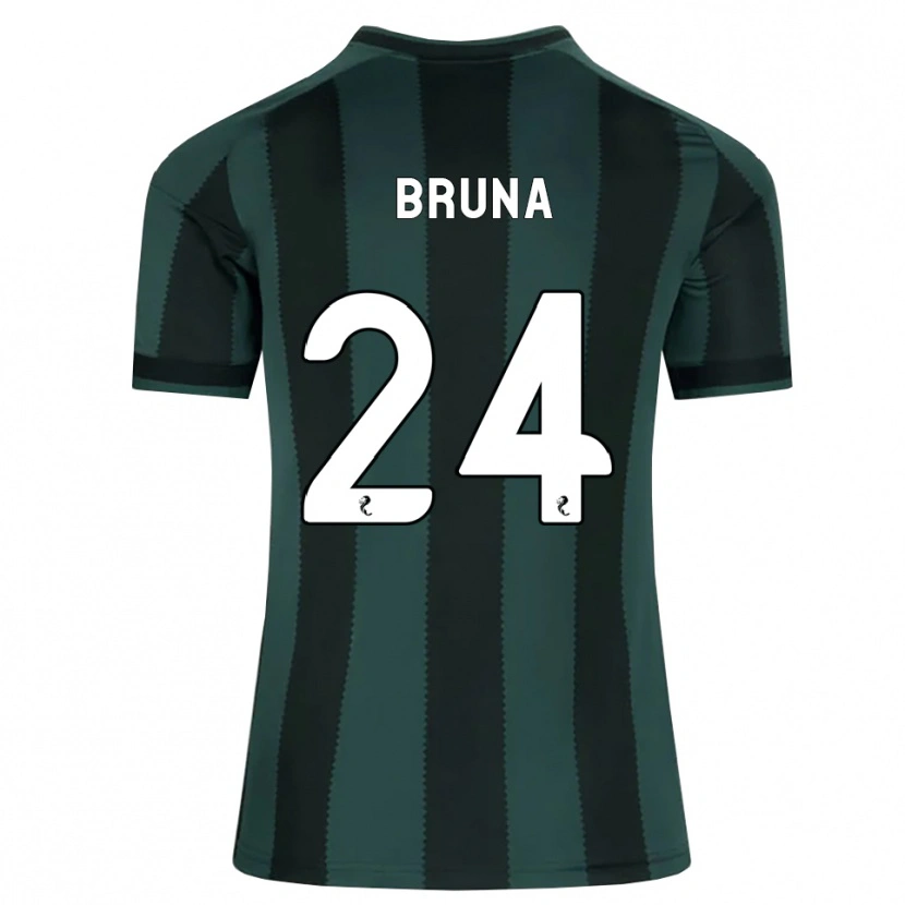 Danxen Mulher Camisola Bruna Lourenço #24 Cinza Ardósia Escuro Preto Alternativa 2026/27 Camisa